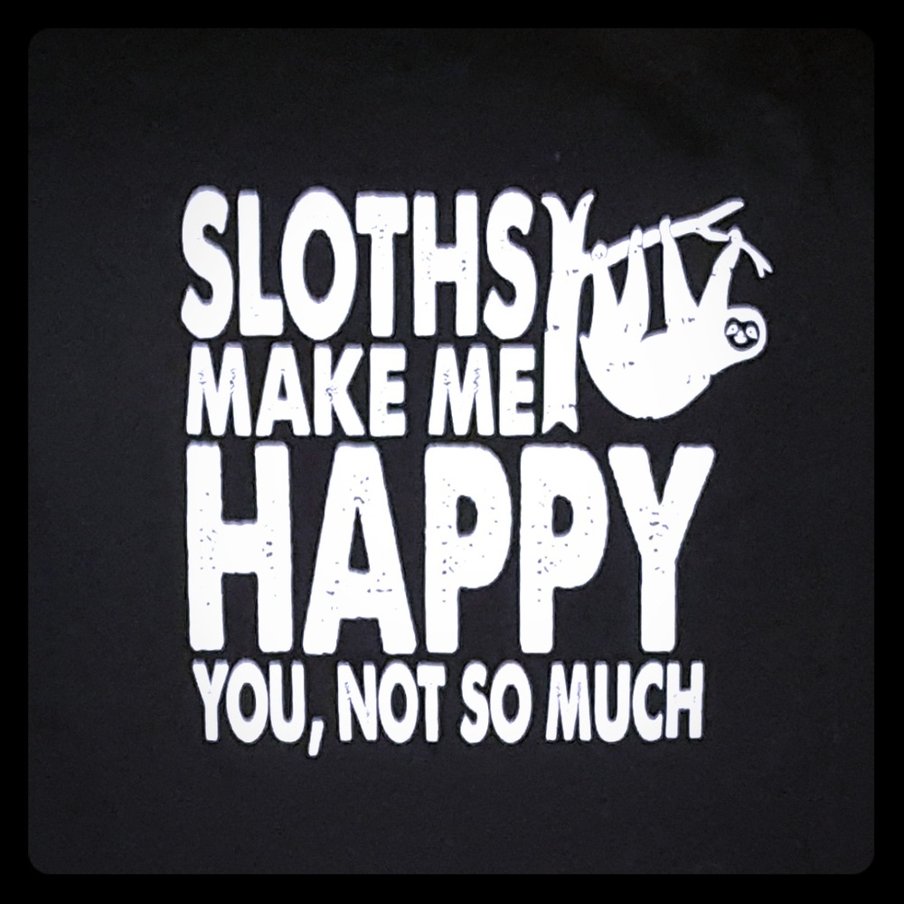 Sloth tee NWOT